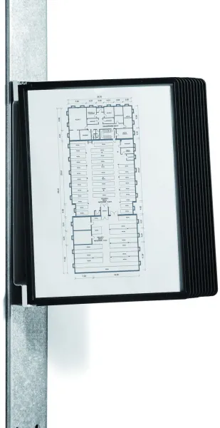 Durable Vario Magnetvegg 10 Registersystem svart A4