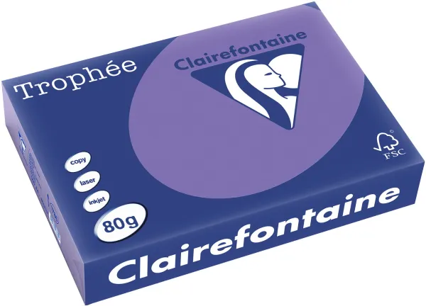 Q-connect Trophee kopipapir A4 80g sterk lilla 500ark