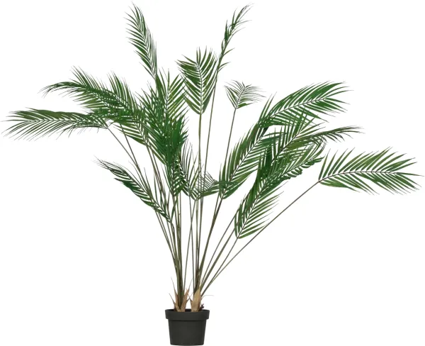 Palme, kunstig plante, grønn, H110x75x75 cm