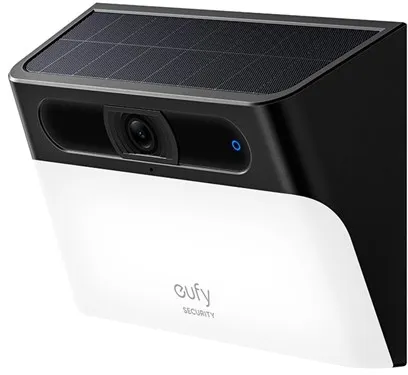 Eufy Solar Wall Light Cam S120, Sort