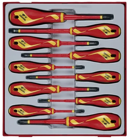 Teng Tools skrutrekkersett 1000V TTDV910N med 10 deler